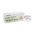 McKesson Oval Adhesive Fabric Bandages, 1 X 1.25"