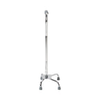 McKesson Steel Chrome Offset Quad Cane