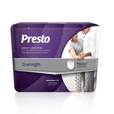Presto Flexright Protective Underwear Medium 32" - 44" Overnight Absorbency - MahaStar Adult Products