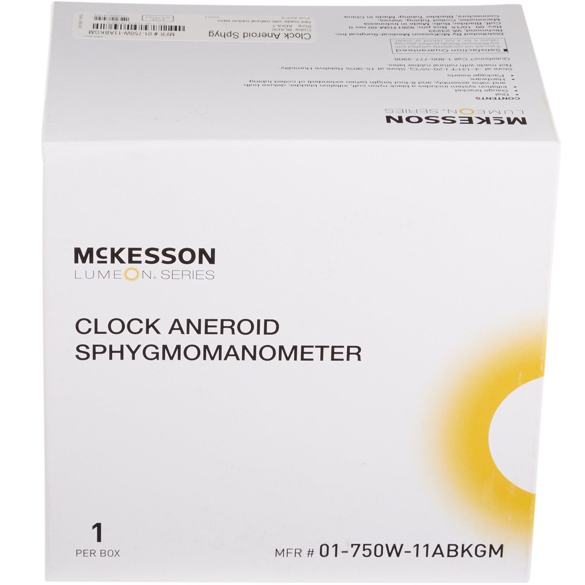 McKesson LUMEON Clock Aneroid Sphygmomanometer