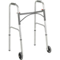 McKesson Adjustable Height Steel Walker, 32-39"