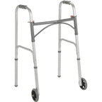 McKesson Adjustable Height Steel Walker, 32-39"