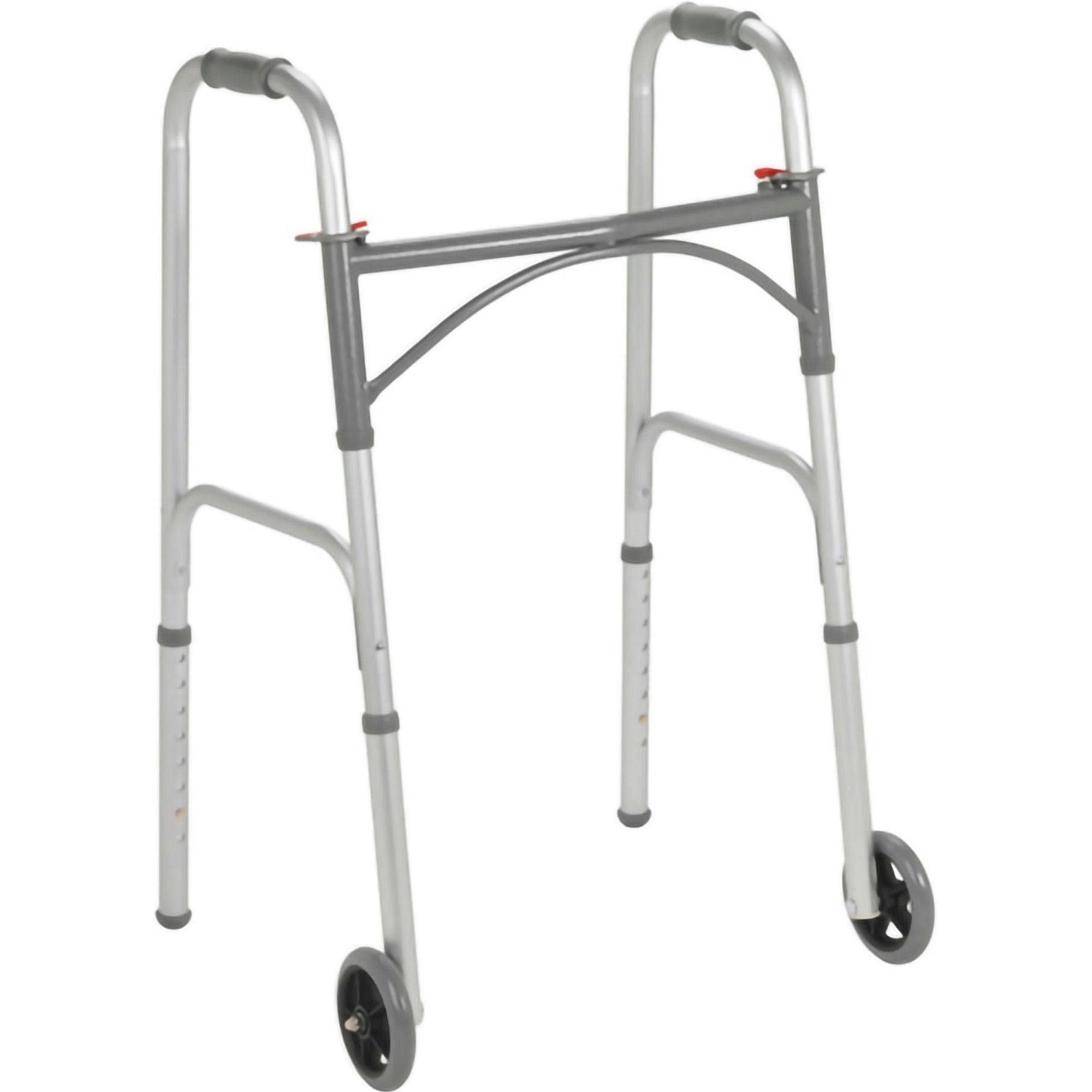 McKesson Adjustable Height Steel Walker, 32-39"
