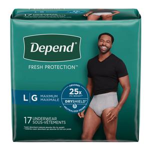 Depend Men's Fit-flex Max, Large. - MahaStar Adult Products