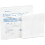 McKesson USP Type VII 12-Ply Premium Woven Gauze Sponges, 4 X 4"