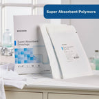 McKesson Super Absorbent Dressings, 6 X 9"