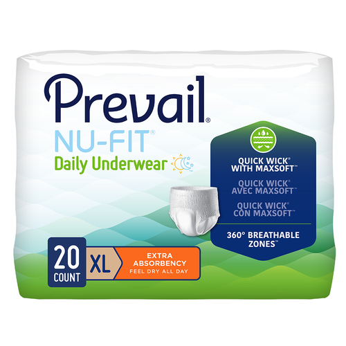 Prevail Nu-fit Underwear, X-large (58 In - 68 In) - MahaStar Adult Products