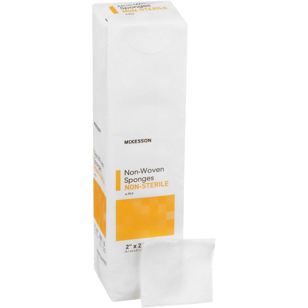 McKesson 4-Ply Non-Woven Sponge, Non-Sterile
