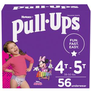 Pull-ups Learning Designs Training Pants, Girl, 4t-5t, Giga Pack, Replaces Item 6945130 - MahaStar Pediatric Products