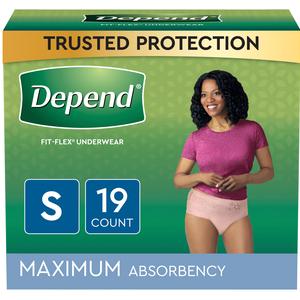 Depend Fit-flex Max For Women, Small. - MahaStar Adult Products