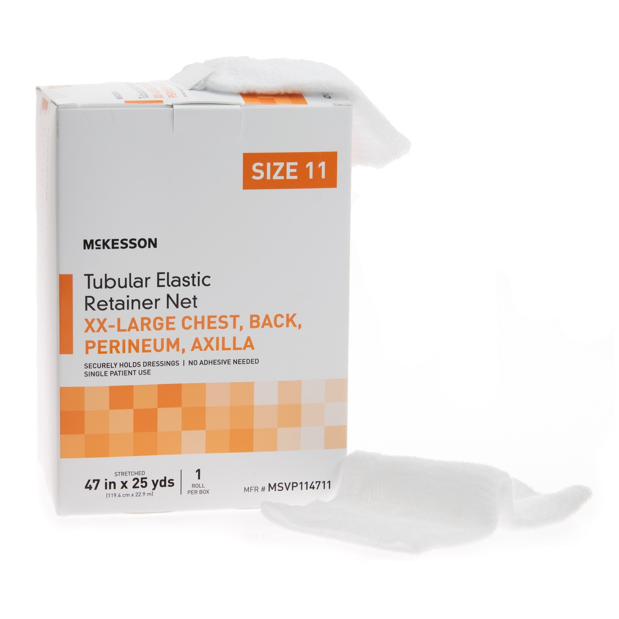 McKesson Tubular Elastic Retainer Net, 47" X 25 yd