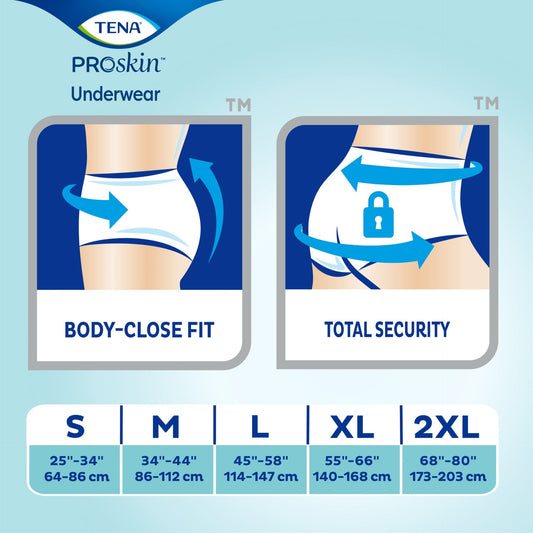 Tena Protective Underwear Plus, Small, 25"- 34" - MahaStar Adult Products
