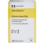 Cardinal Xeroform Occlusive Gauze Strip, 1 X 8"