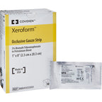 Cardinal Xeroform Occlusive Gauze Strip, 1 X 8"