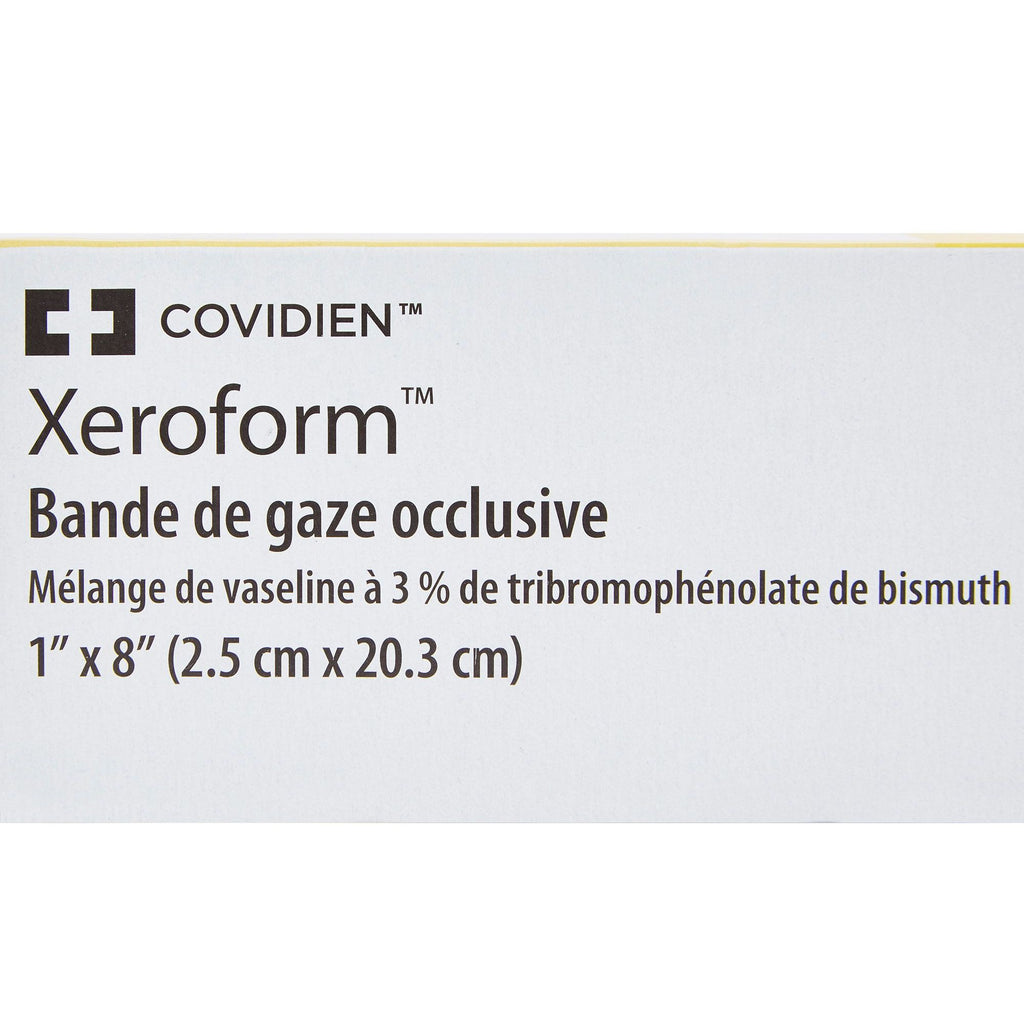 Cardinal Xeroform Occlusive Gauze Strip, 1 X 8"