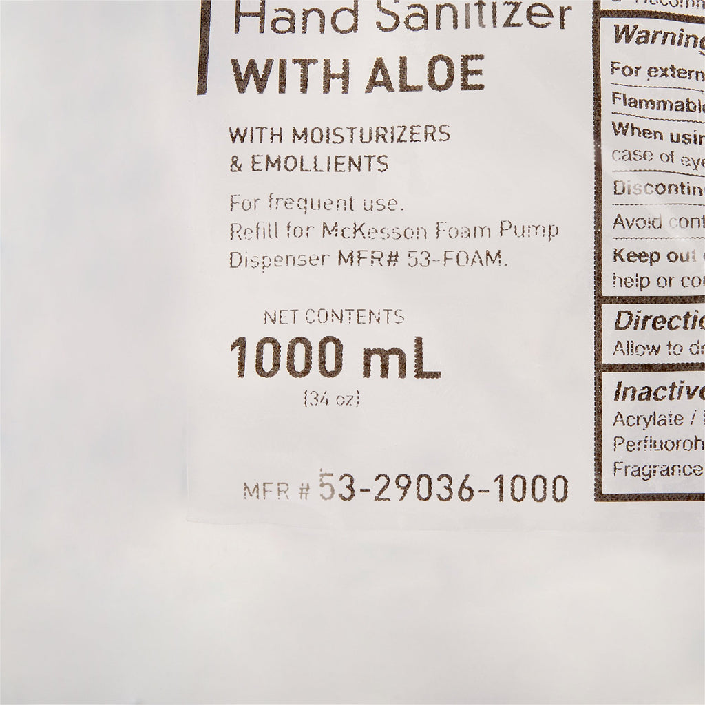 McKesson Foaming Hand Sanitizer with Aloe Refill