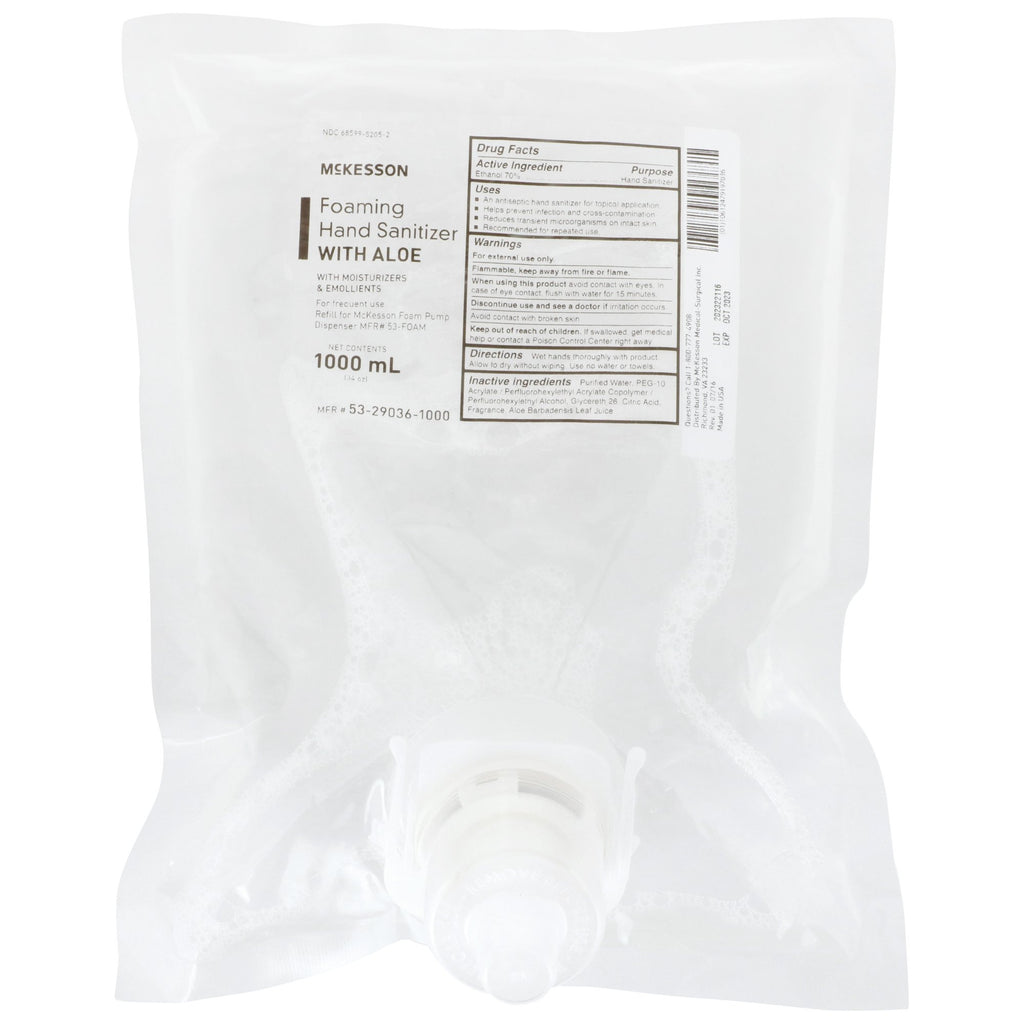 McKesson Foaming Hand Sanitizer with Aloe Refill