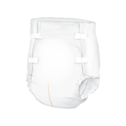 Presto Moderate Absorbency Incontinence Brief, Breathable, Medium, 32" To 44" Waist, White - MahaStar Adult Products