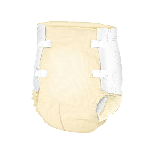 Presto Moderate Absorbency Incontinence Brief, Breathable, Xl, 58" To 64" Waist, Beige - MahaStar Adult Products