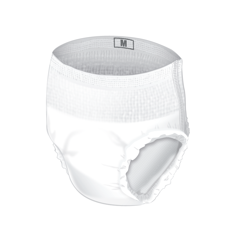 Presto Plus Incontinence Underwear, Adult, Pull-ups, Classic Plus, Medium, 32'' To 44'' White - MahaStar Adult Products