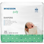 McKesson Unisex Disposable Baby Diapers with Tabs