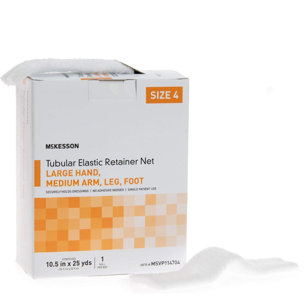 McKesson Tubular Elastic Retainer Net, 10.5" X 25 yd