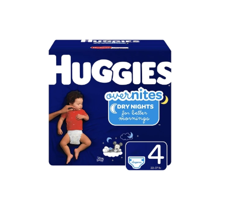 Huggies Overnites Diapers, Size 4, Jumbo Pack - MahaStar Pediatric Products