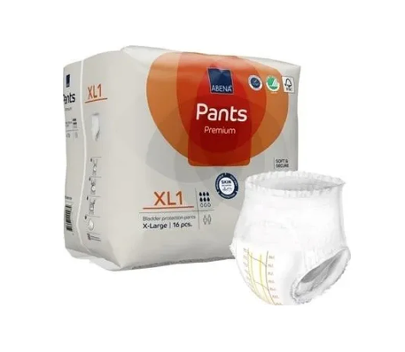 Abena Pants, Premium Adult Protective Underwear, Absorbency Level 1, Extra Large, 51" - 67" - Replaces: Rb41089 - MahaStar Adult Products