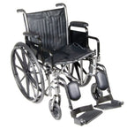 McKesson Wheelchair with Padded Arms, Swing-Away Elevating Footrest
