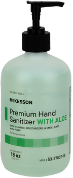 McKesson Premium Hand Sanitizer with Aloe, Spring Water Scent
