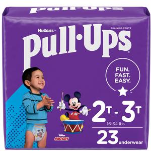 Pull-ups Learning Designs Boys' Training Pants, 2t-3t, 23 Ct - MahaStar Pediatric Products