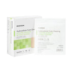 McKesson Hydrocellular Foam Dressings Silicone Adhesive without Border, 4 X 4"