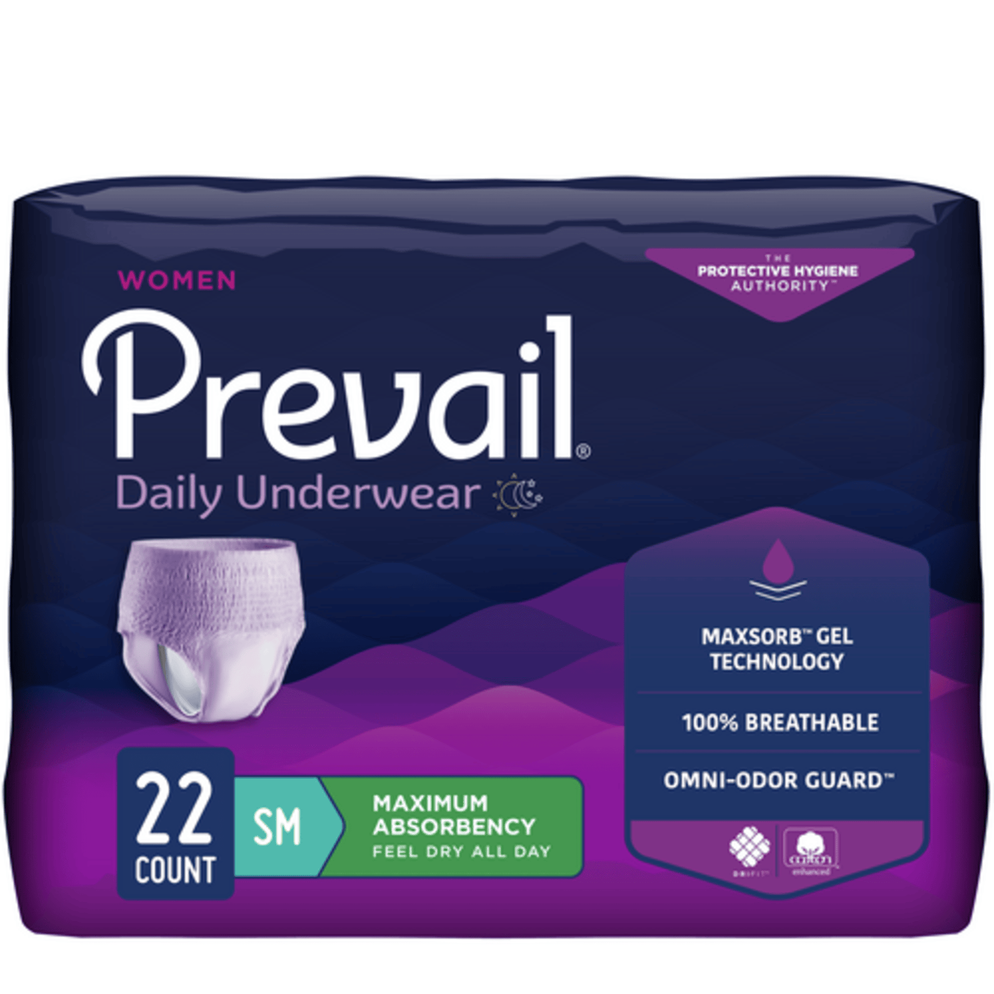 Prevail Incontinence Underwear for Women, Maximum Absorbency, Small - MahaStar Adult Products