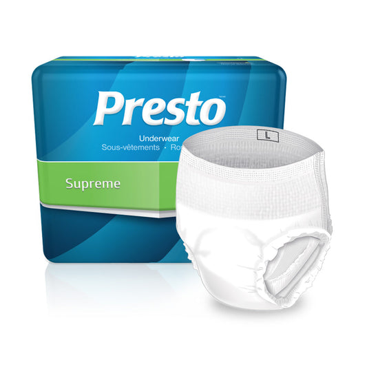Presto Discreet Underwear, Medium, 32" - 44" - Replaces Prtaub24020 - MahaStar Adult Products