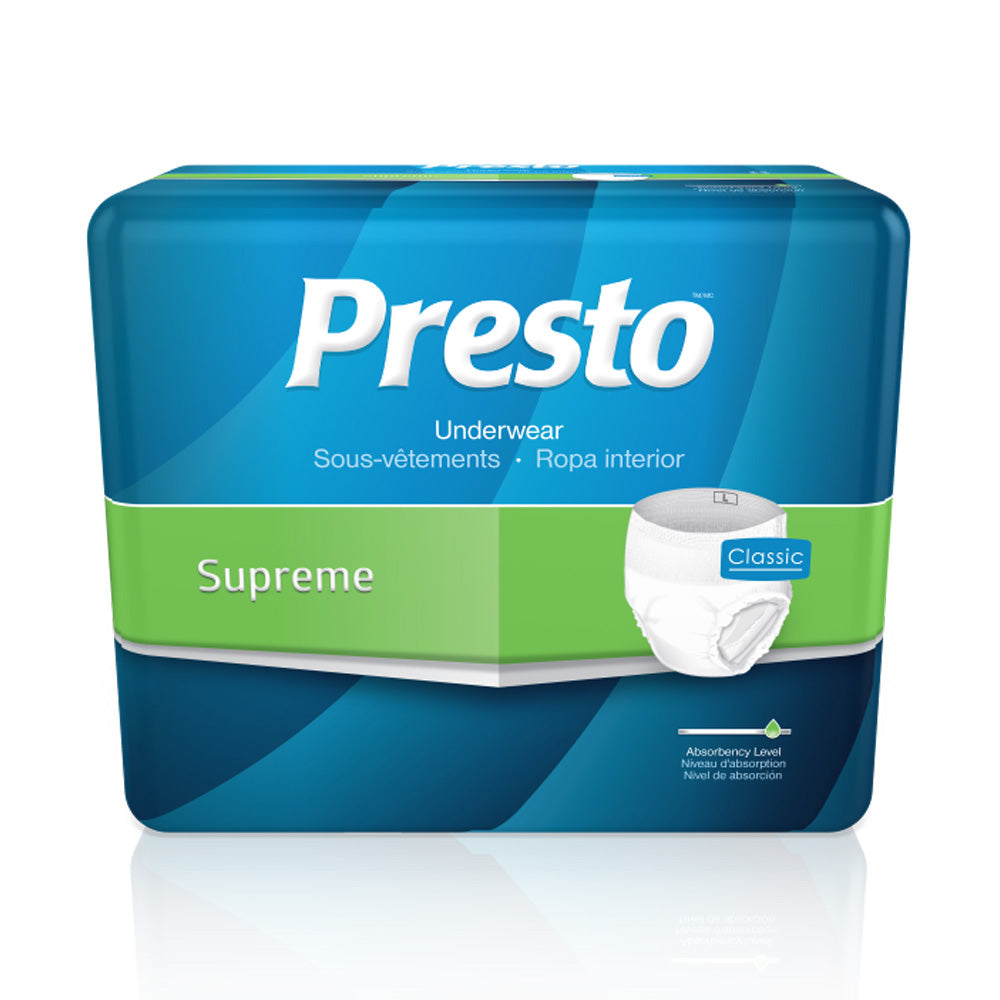 Presto Discreet Underwear, Large, 44" - 58" - Replaces Prtaub24040 - MahaStar Adult Products