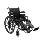 McKesson Lightweight Dual Action Wheelchair with Swing-Away Elevating Legrests
