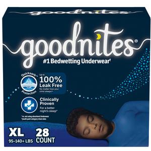 Goodnites Giga Pack Youthpant, Boy, Size 6 - Replaces 6953378