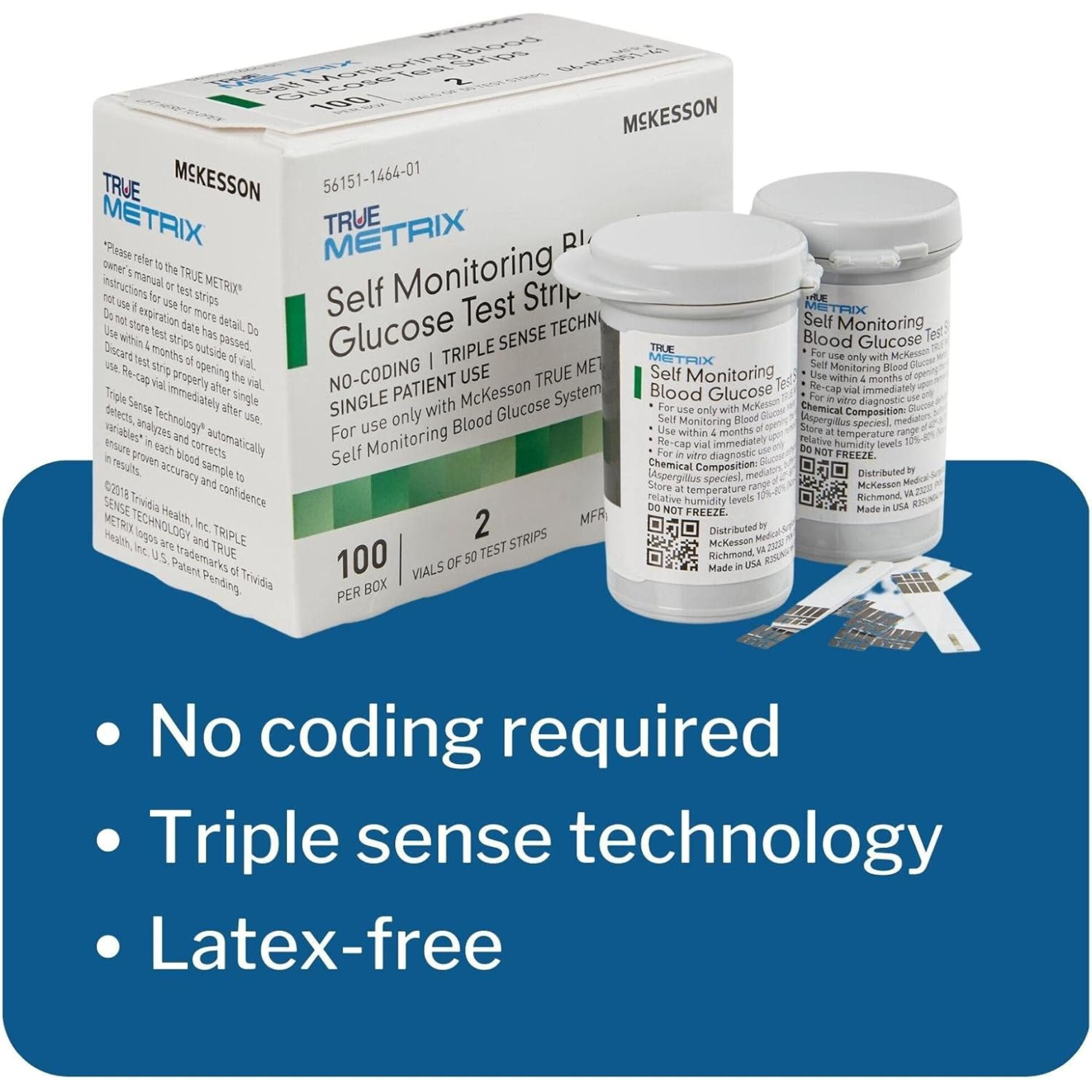McKesson TRUE METRIX Self Monitoring Blood Glucose Test Strips