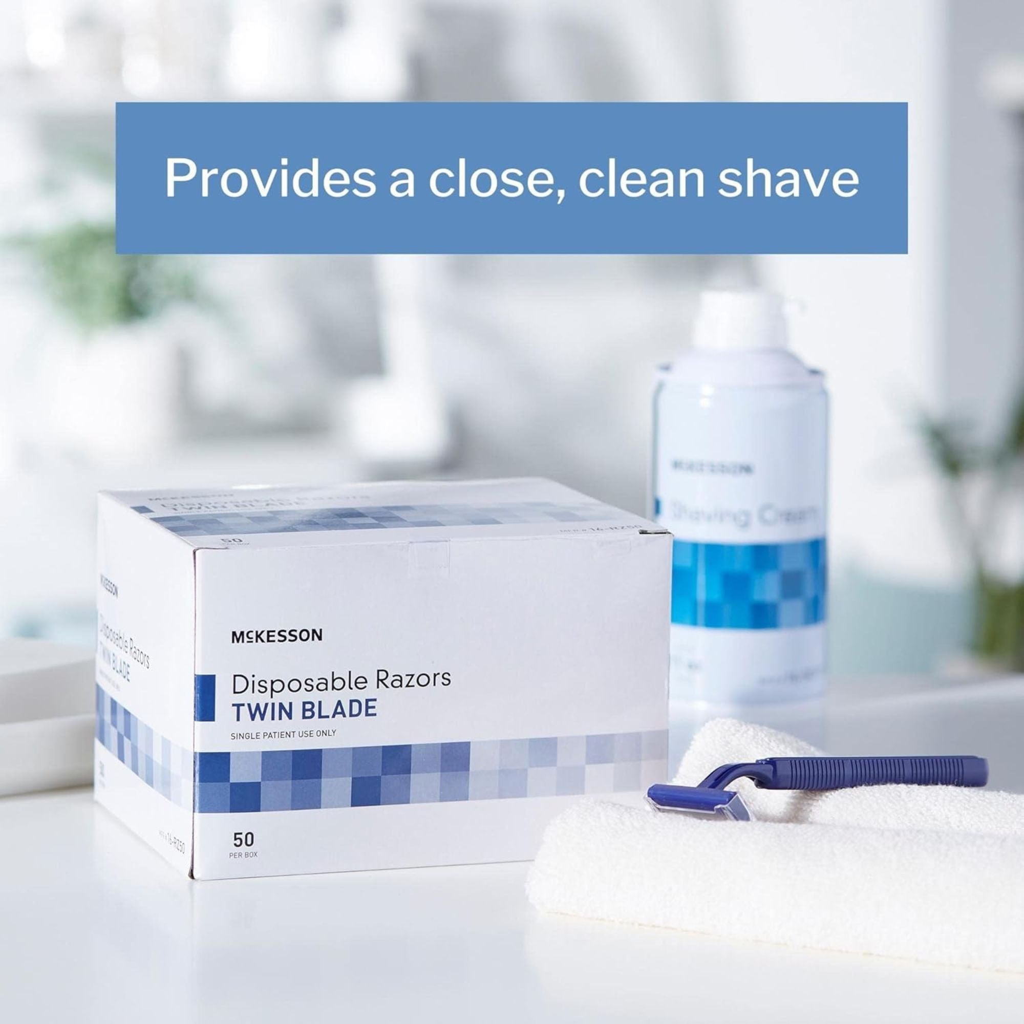 McKesson Disposable Razors, Twin Blade