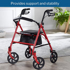McKesson 4 Wheel Folding Rollator