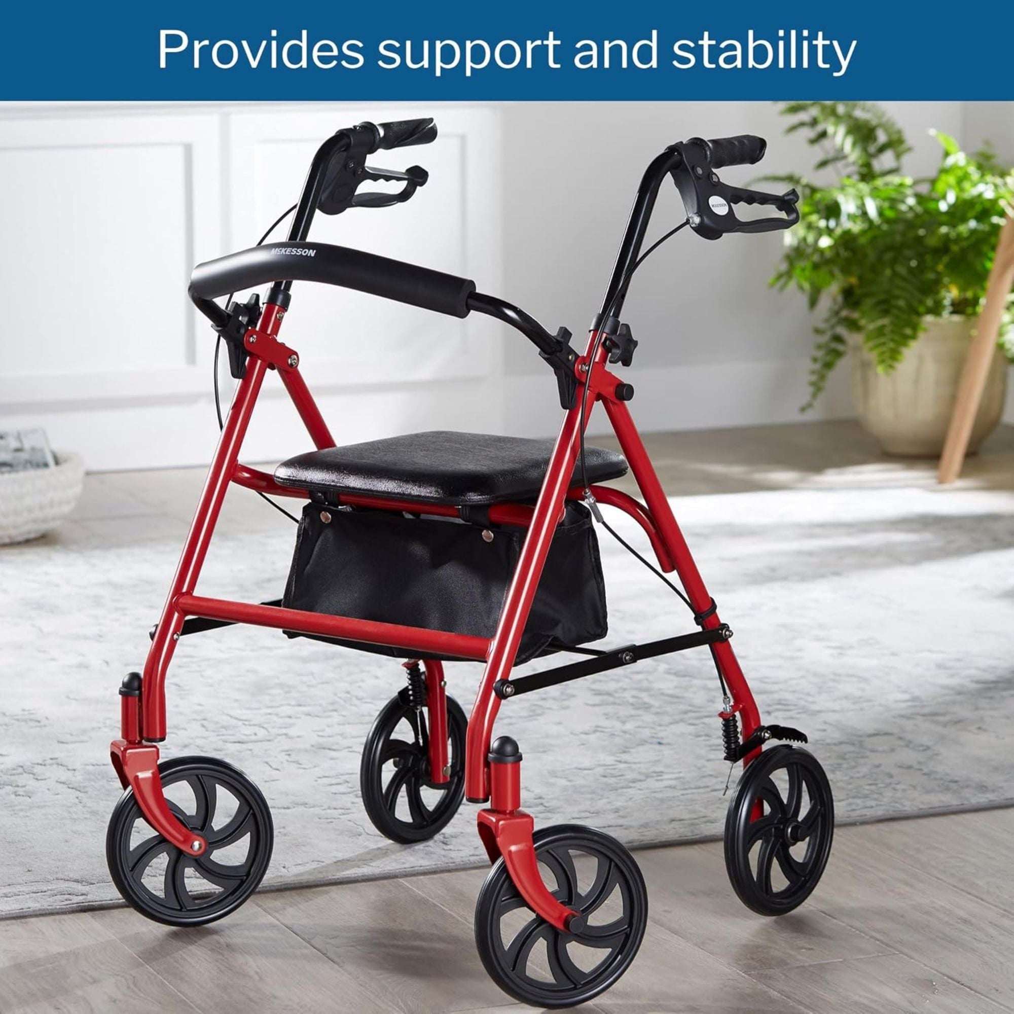 McKesson 4 Wheel Folding Rollator