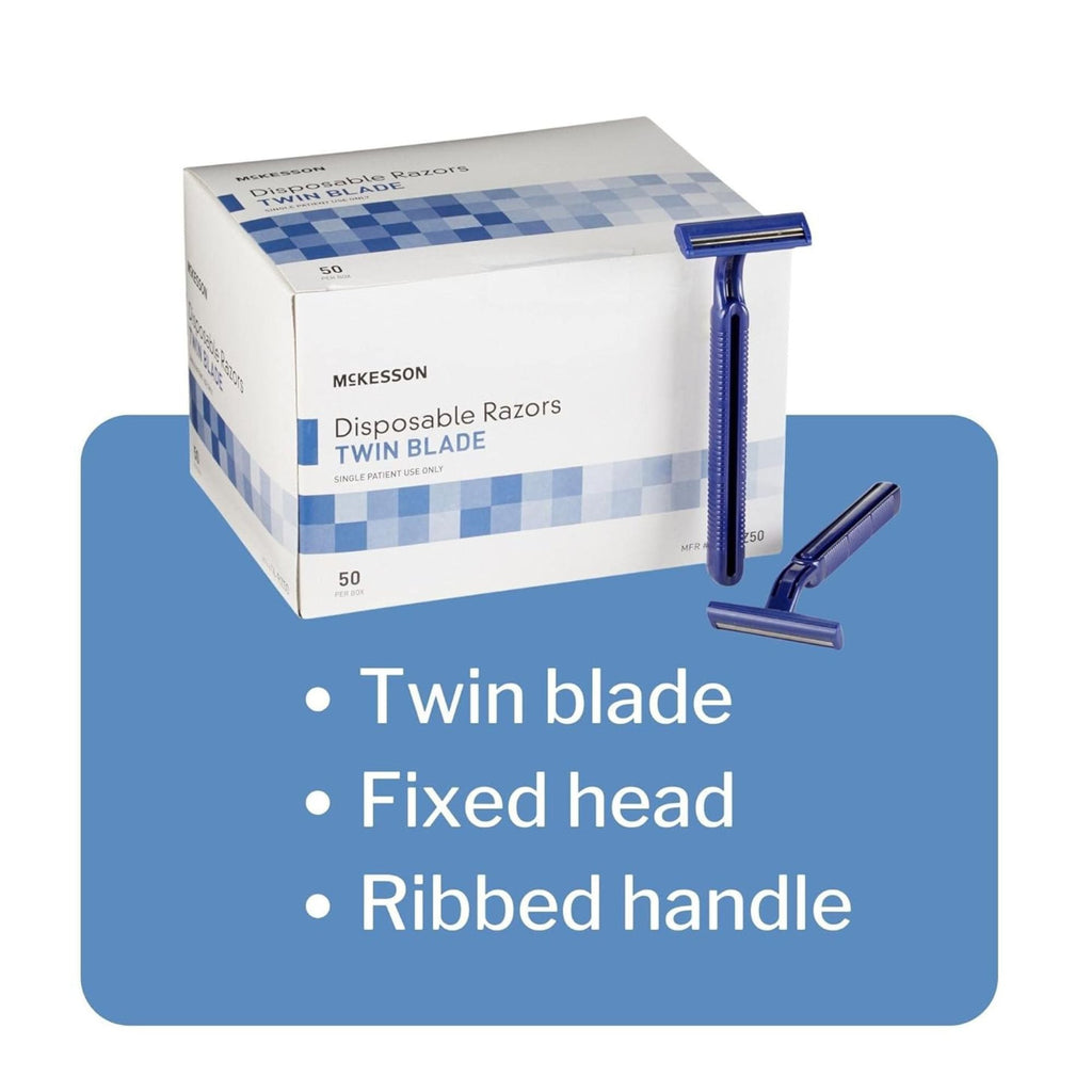 McKesson Disposable Razors, Twin Blade