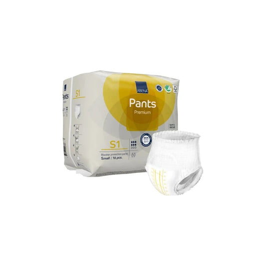 Abena Pants, Premium Adult Protective Underwear S1, Absorbency Level 1, Small, 24" - 35" - Replaces: Rb41071 - MahaStar Adult Products