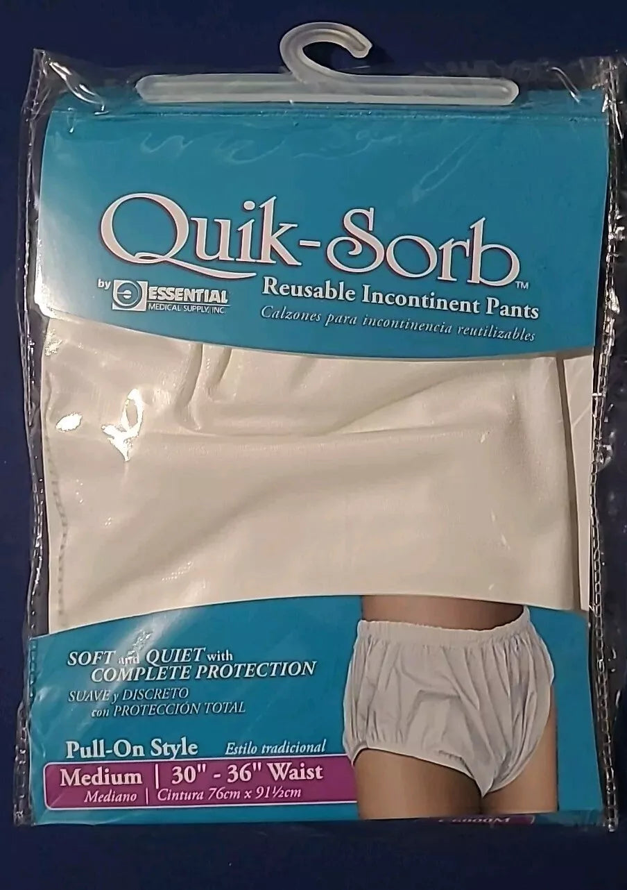 Quik Sorb Reusable Pull On Incontinence Pants, Medium - MahaStar Adult Products