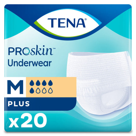 Tena Proskin Plus Protective Underwear, Medium 34" - 44" - Replaces: Sq72238 - MahaStar Adult Products