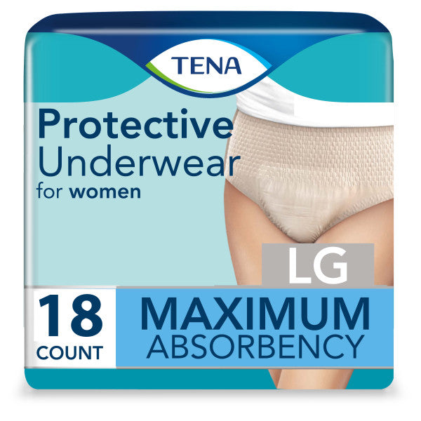 Tena Proskin Protective Underwear For Women L, 45" - 58". - MahaStar Adult Products